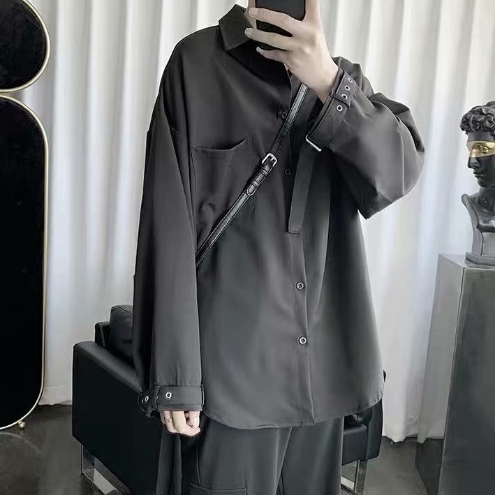 Áo Sơ Mi Nam Dài Tay Thời Trang Hàn Quốc Size M-2XL Áo Sơ Mi Nữ Form Rộng  Áo Sơ Mi Tay Dài Áo Sơ Mi Trắng Nữ áo Sơ Mi Basic áo Trắng Tay Dài