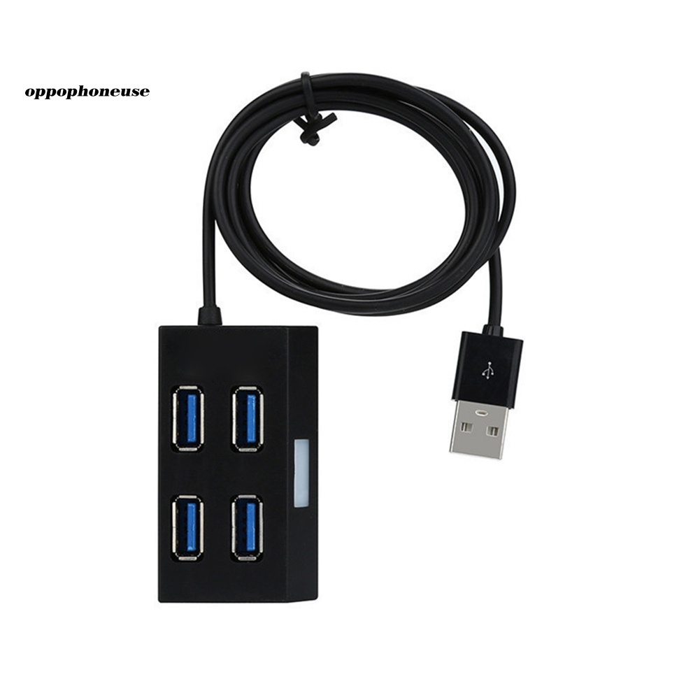 Bộ Chia 4 Cổng Usb 2.0 Có Đèn Led Cho Điện Thoại / Máy Tính Bảng
