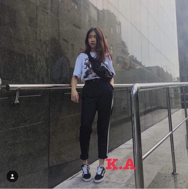 Quần baggy 1 sọc Nữ | BigBuy360 - bigbuy360.vn