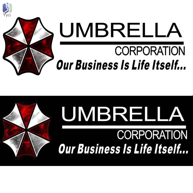 VN Miếng Dán Phản Quang Họa Tiết &quot;Umbrella Corporation&quot; Cho Xe Ô Tô