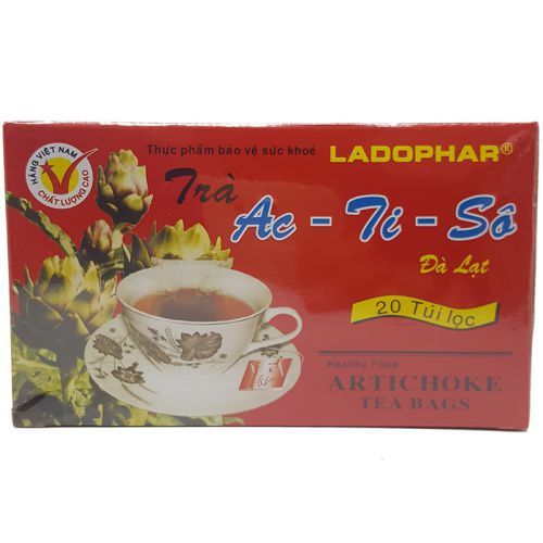 Trà Atiso Đà Lạt Ladophar hộp 20 gói x 20g