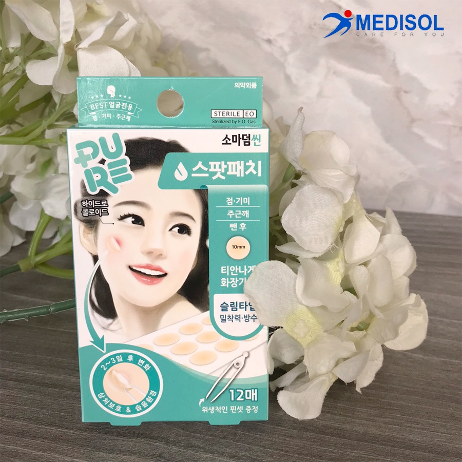 Miếng Dán Mụn Hàn Quốc Somaderm 12 Miếng - Combo 3 Hộp