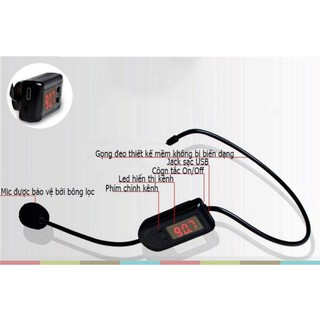 Micro Không Dây FM XXD-08