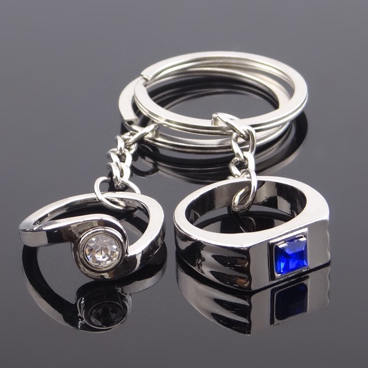 Móc Khóa Cặp Nhẫn Tình Yêu