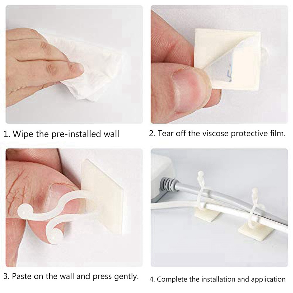 Set 10 / 20 / 50 / 100 Giá Đỡ Cây Dây Leo Gắn Tường Tiện Lợi