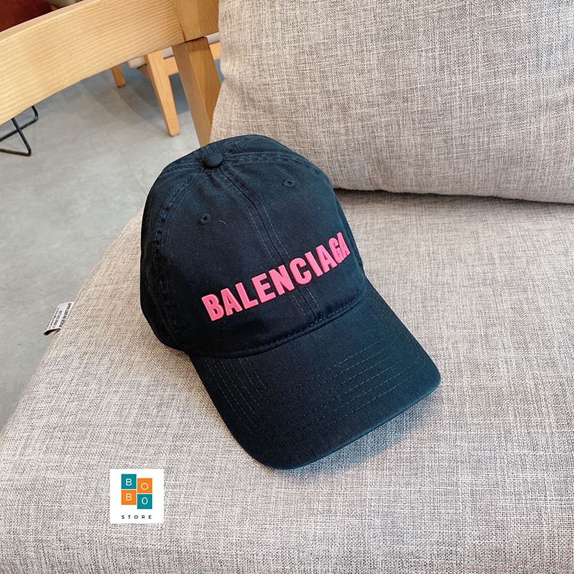 Mũ lưỡi trai Balenciaga nhiều màu cotton logo thêu nổi - phong cách trẻ trung - năng động