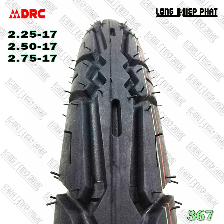 VỎ  XE SỐ THÔNG DỤNG_LOẠI CÓ DÙNG RUỘT_DRC GAI 366 và 367_HÀNG VN CHẤT LƯỢNG CAO_ISO9001