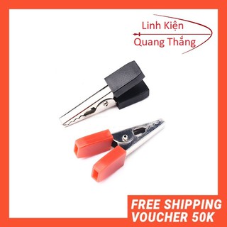 Kẹp Cá Sấu 35mm - 10A( Đỏ - Đen)