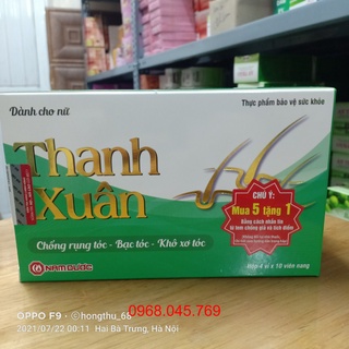 Viên uống Thanh Xuân dành cho nữ - Chống rụng tóc, bạc tóc, khô xơ tóc