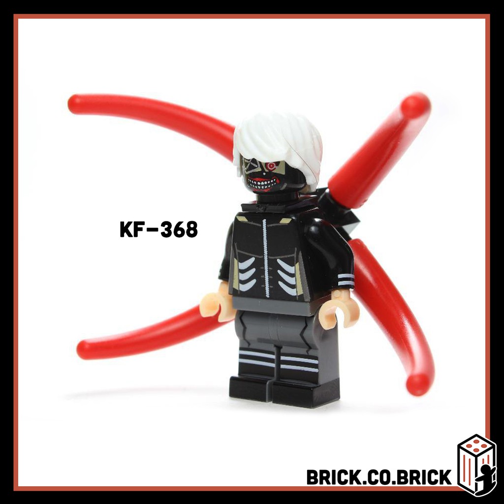 KOPF 368 - Đồ chơi lắp ráp minifigures và non lego Nhân vật Kaneki Ken trong phim hoạt hình Tokyo Ghoul