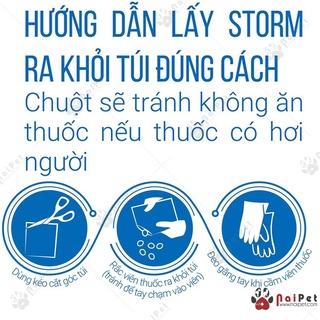 Diệt Chuột Bả Chuột Storm Gói 20 Viên