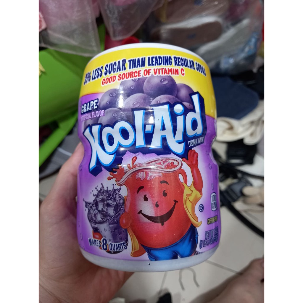 bột pha nước trái cây vị nho kool aid