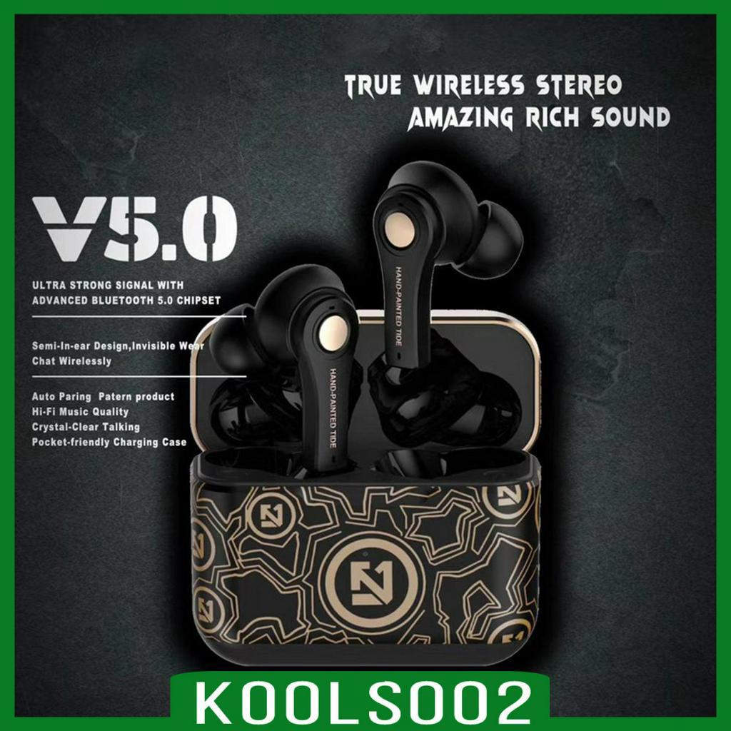 Hifi TS-100 True Wireless Earbuds Bluetooth Waterproof TWS Stereo  black