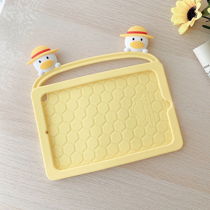 Ốp silicon Họa Tiết Hình Chú Vịt Dễ Thương Cho Ipad 9.7 2018 2017 10.2 7th Pro 9.7 10.5 Air 1 2 3 | BigBuy360 - bigbuy360.vn