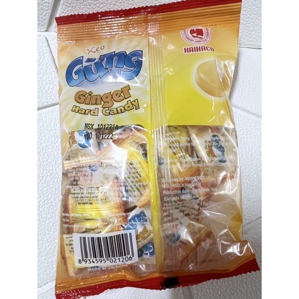 Kẹo Gừng Ginger Hải Hà gói 80g