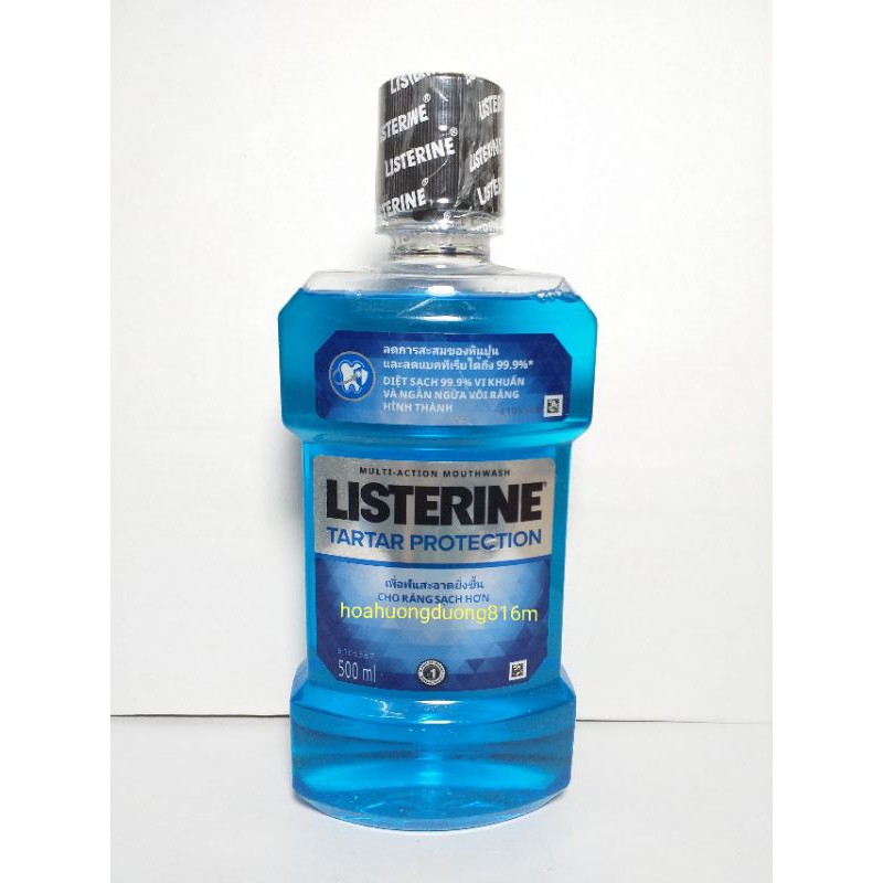 Nước súc miệng Listerine Tartar Protection 500ml