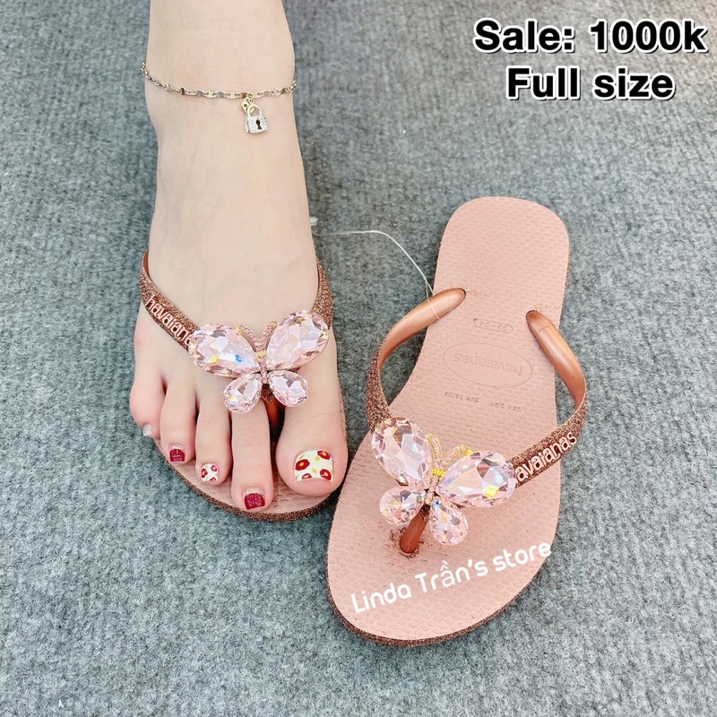 Dép HVN KIM TUYẾN + CHARM SALE