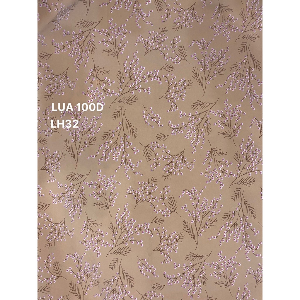 VẢI LỤA 100D HOA NHÍ - DÒNG VẢI THÔNG DỤNG - 1 MÉT X 1M5