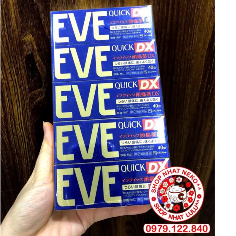 Hộp EVE 40 viên DX Nhật