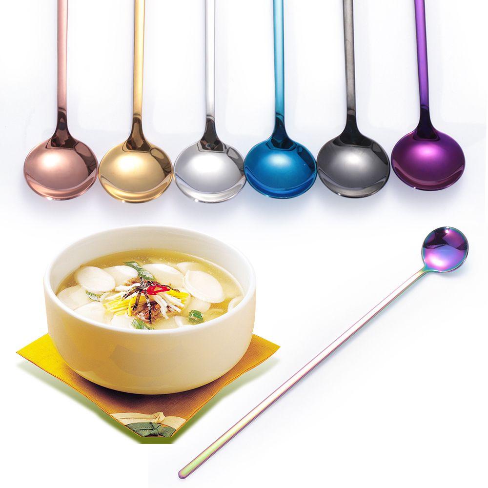 Muỗng Cà Phê Bằng Thép Không Gỉ Nhiều Màu Tiện Dụng