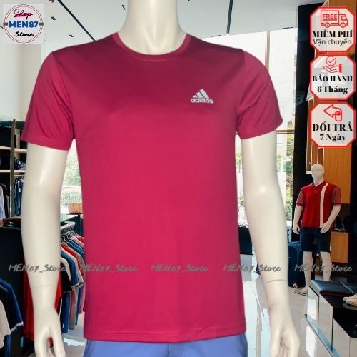 Big Sale Áo Thun Nam Thể Thao⚡GIÁ RẺ⚡Cổ Tròn Tay Ngắn Logo Thời Trang MEN87_Store