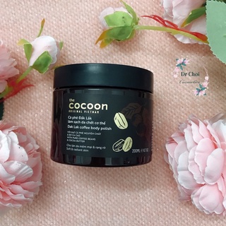 Tẩy da chết cocoon cà phê đắk lắk, làm sạch cơ thể, da chết 200ml