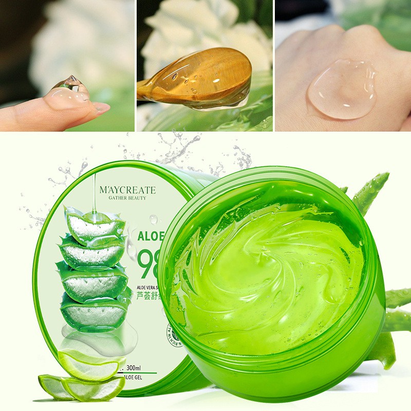 Gel Dưỡng  Ẩm và Làm Dịu Lô Hội ALOE VERA 98% - GEL Thiên Nhiên