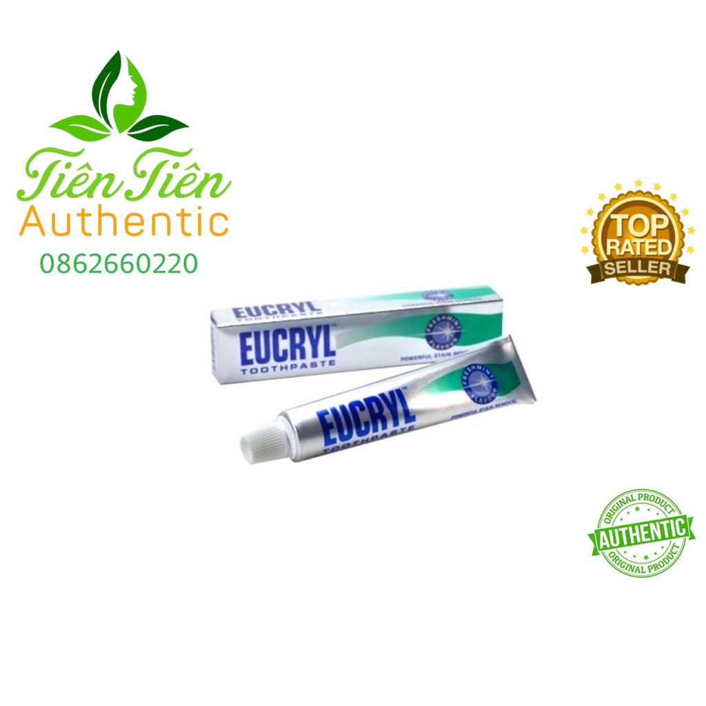 Kem Đánh Răng Trắng Răng Eucryl (Tuýp)