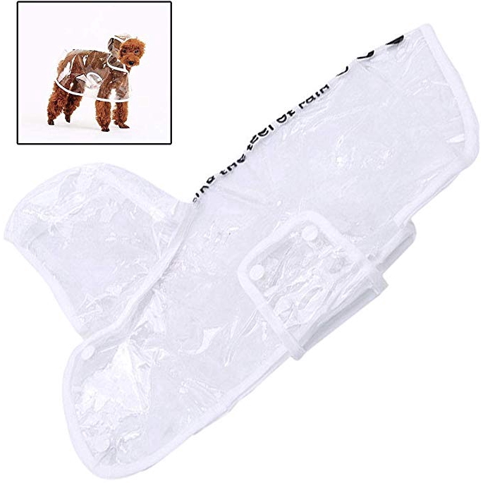 Áo mưa trong suốt thời trang cho thú cưng