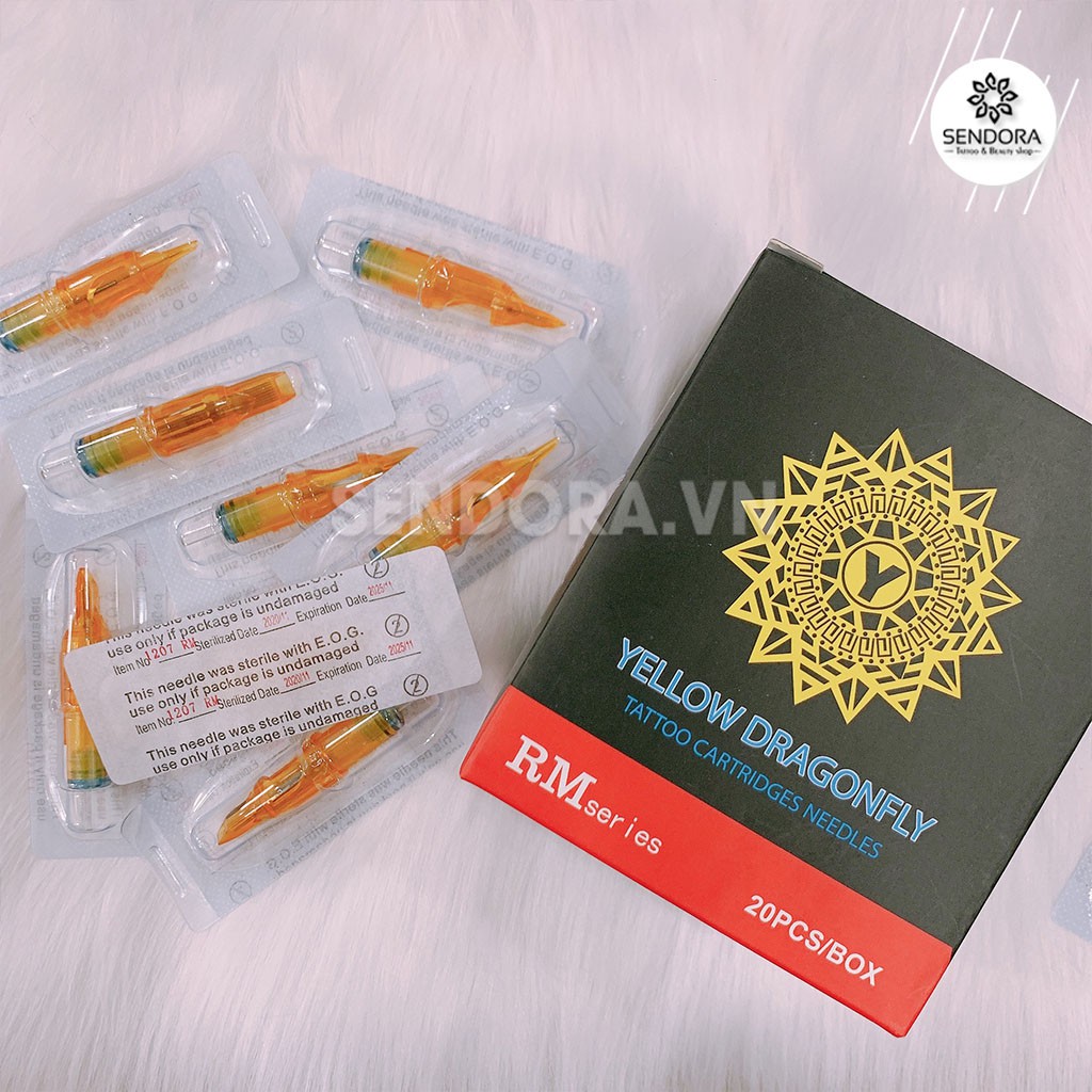Hộp 20 Kim ngòi Máy Pen phun xăm - kim 1, 3, 7, 9, 15
