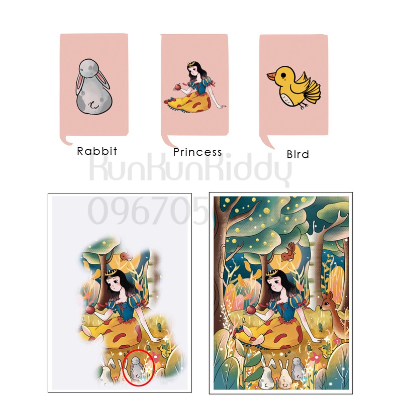 Tranh Tô Màu Nước Thần Kì Nhiều Chủ Đề Cho Bé