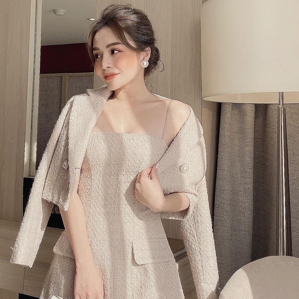 [Mã FAMARAL2 giảm 10K đơn 50K][CAO CẤP] Khuyên tai ngọc trai nhân tạo sát tai siêu chảnh KT88