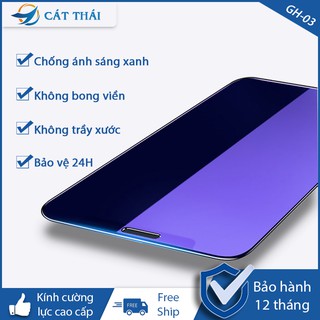 [Miếng dán màn hình] Kính cường lực Cát Thái chống ánh sáng xanh bảo vệ mắt cao cấp dành cho Iphone - GH03
