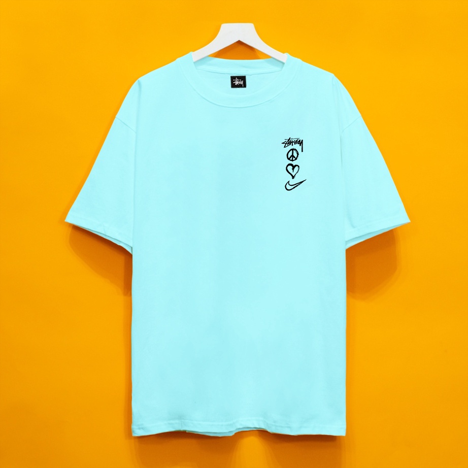 [Premium] Áo thun Stussy 14 Logo Trái Tim form âu chất liệu cotton - Streetwears SG