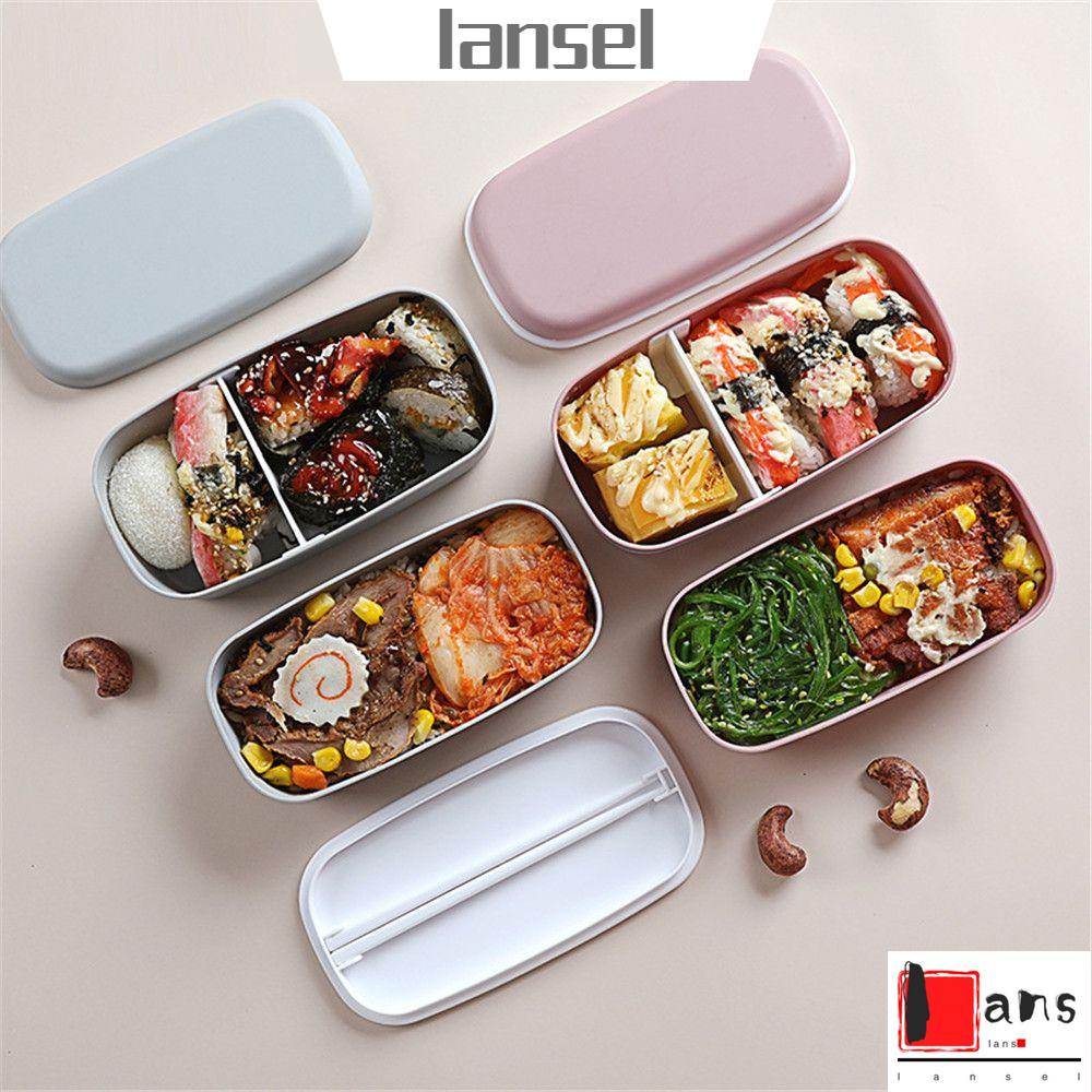 Hộp cơm Hai Tầng Thân Thiện Với Môi Trường Nhiều Màu Sắc Tiện Lợi Dành Cho Nhà Bếp