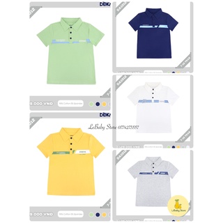 (7-12Y) Áo polo cổ đức cộc tay vải cotton cho bé - DOKMA