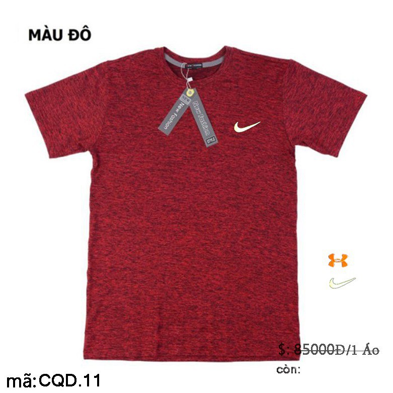 Áo Thun Nam Thể Thao Ngắn Tay  - Thun lạnh co giãn thoáng mát AG