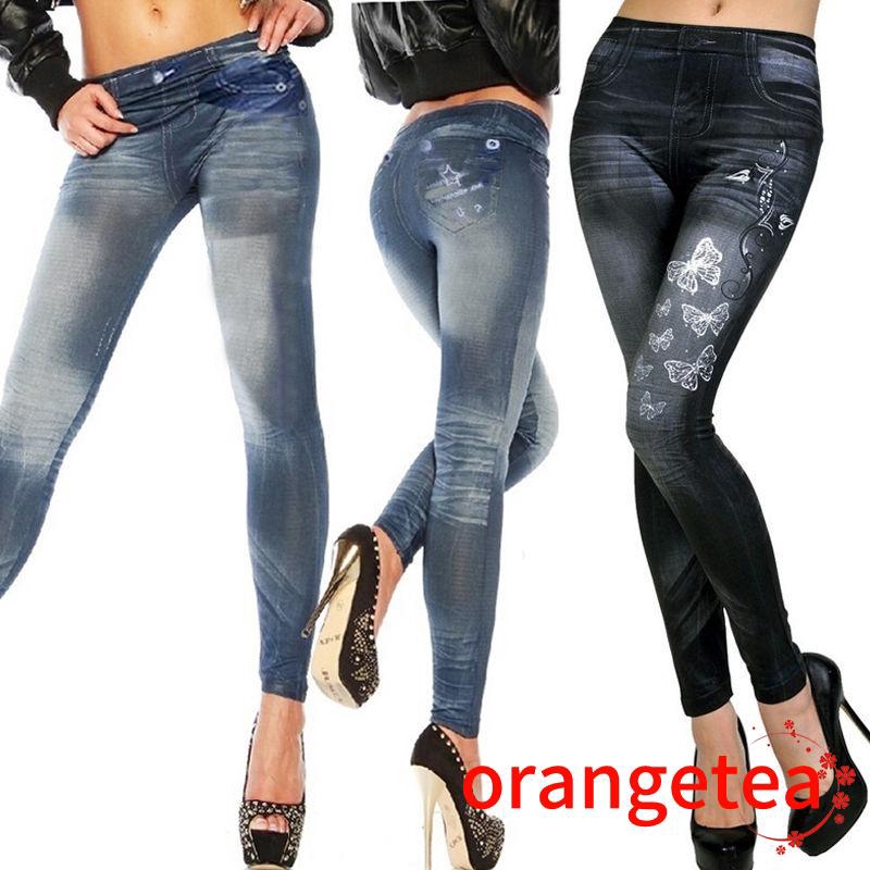 FREESHIP ĐƠN 99K_ Quần legging jeans dáng ôm quyến rũ thời trang cho nữ