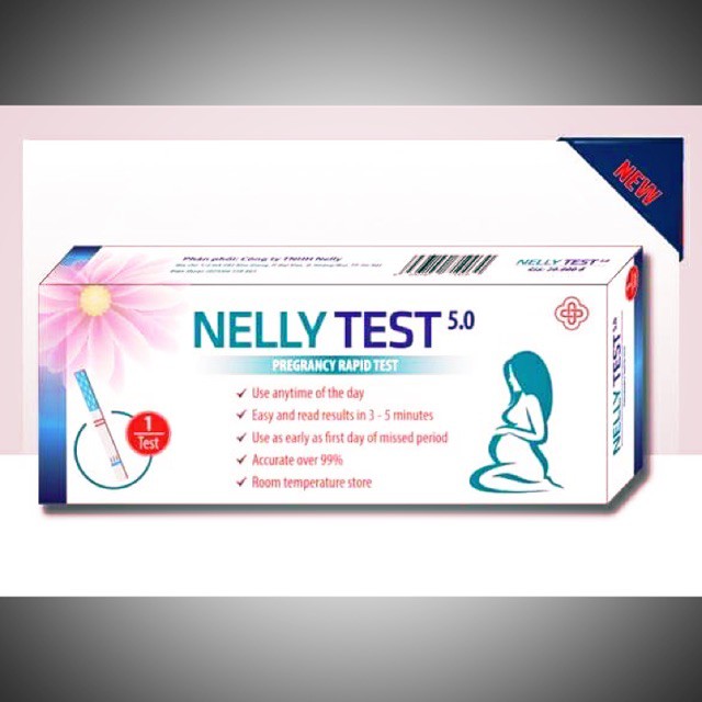 Que thử thai NELLY test