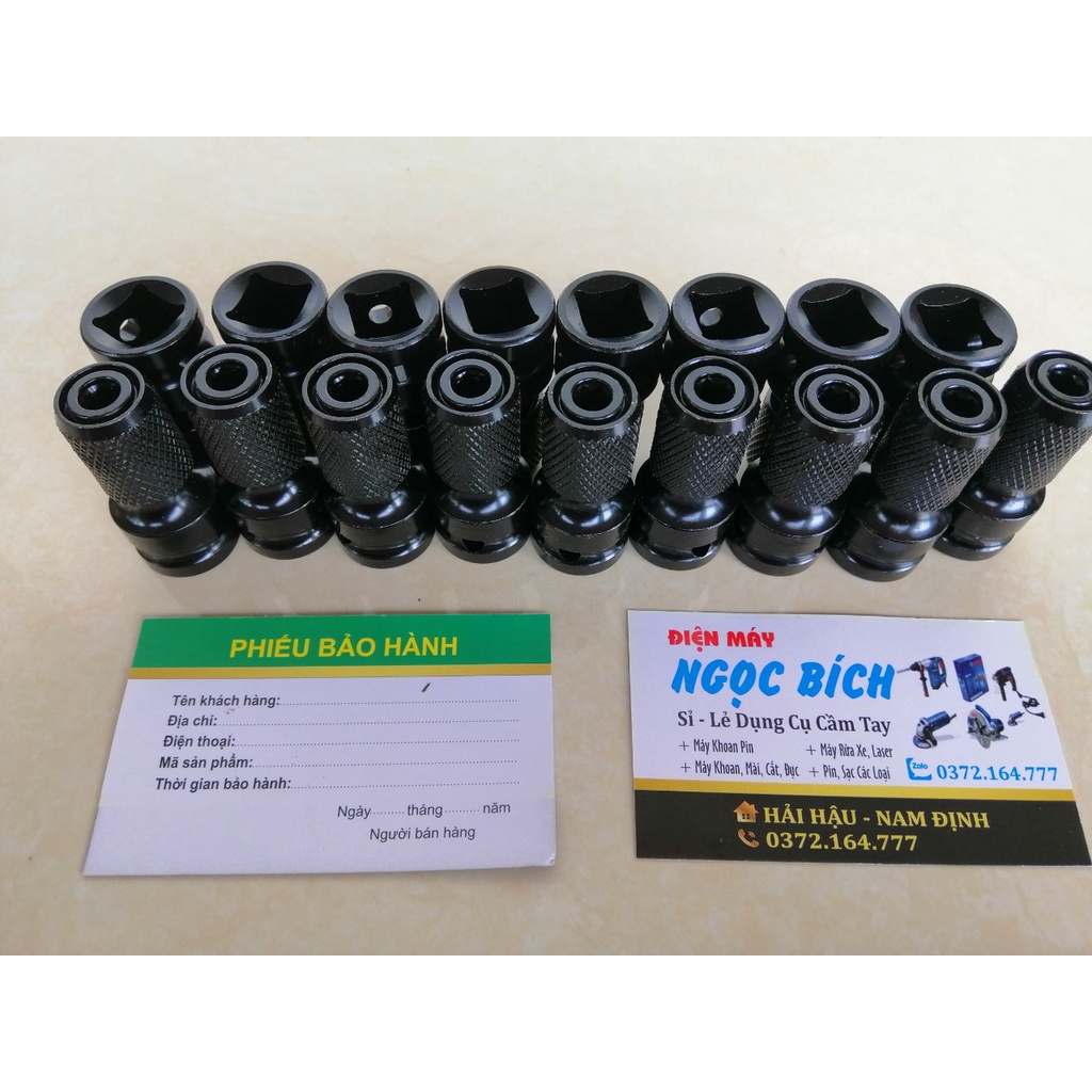 Cái Đầu Chuyển Bulong 1/2 Sang Bắn Vít tiện dụng com bo 1,2,3,5