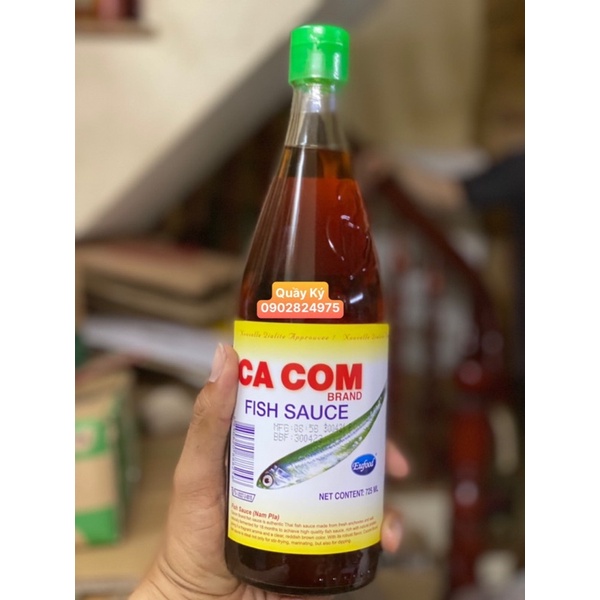 Nước Mắm Nhãn Cá Cơm 725ml