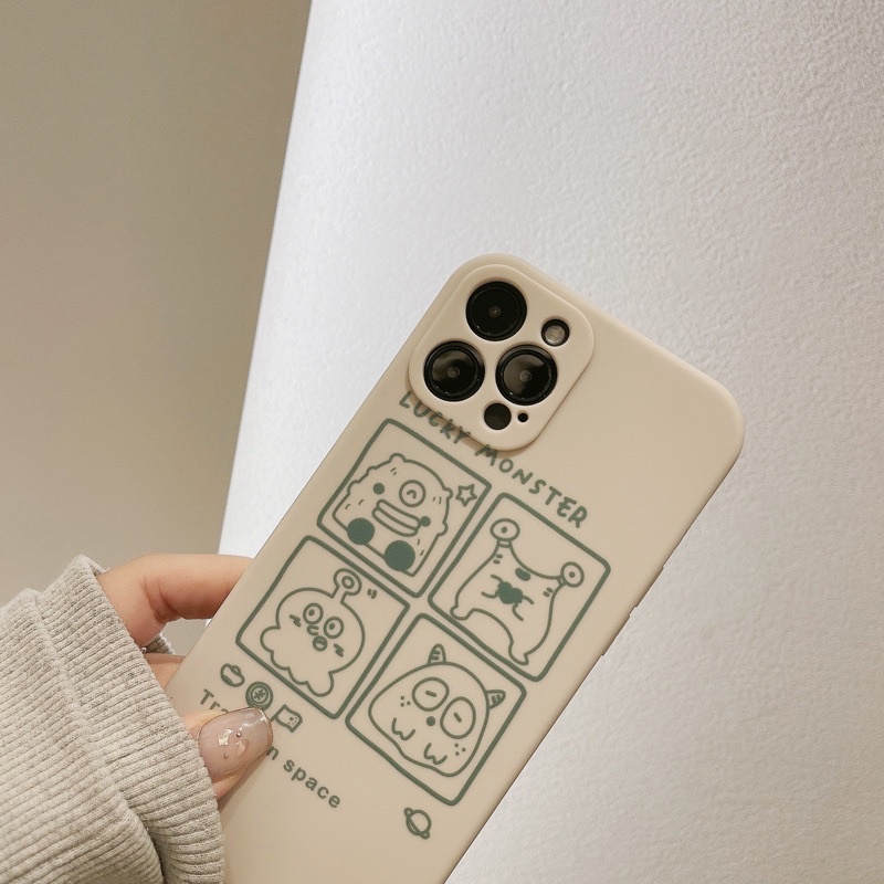 (SIÊU RẺ) Ốp lưng iphone lucky monster siêu cute 6/6plus/6s/6splus/7/7plus/8/8plus/x/xr/xs/11/12/13/pro/max/plus/promax