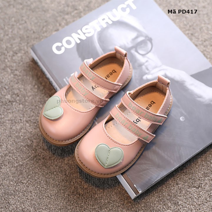 Giày búp bê bé gái từ 0-5 tuổi phong cách Vintage (FORM NHỎ) PD417