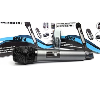 [Phiên Bản Mới Nhât Hát Cực Hay- Đẳng Cấp] Micro BX7, Micro Karaoke Ô Tô Đa Năng Bluetooth Cao Cấp BX7