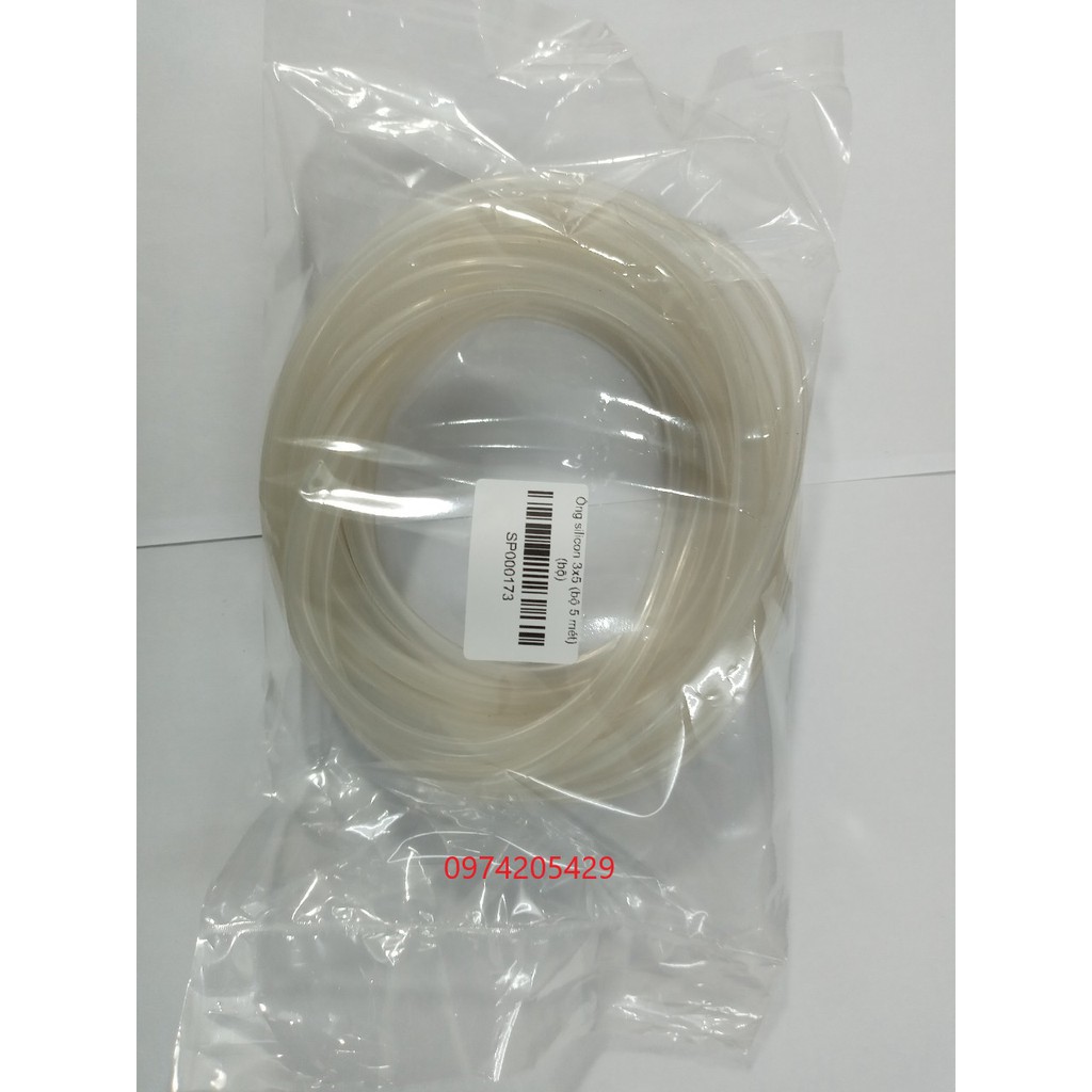 Ống silicon 3x5mm