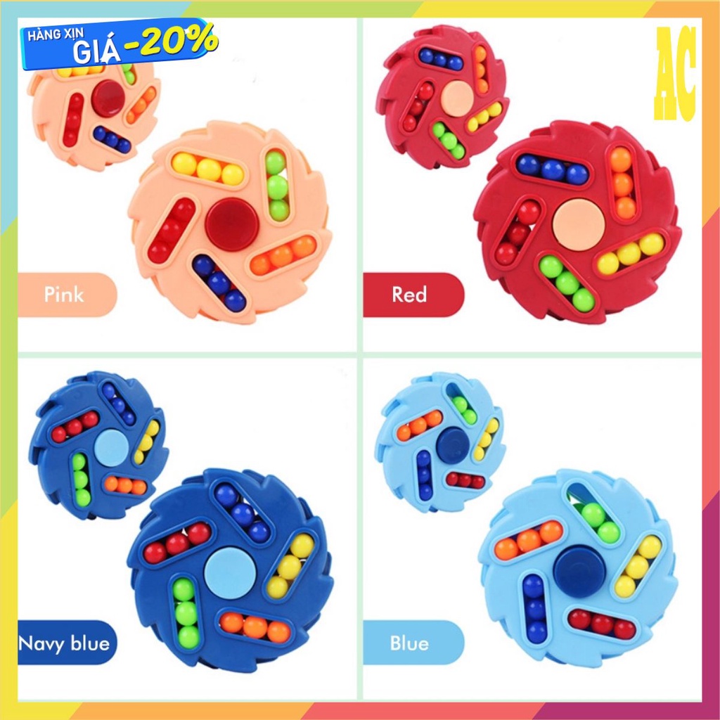 [FREESHIP_50K] Đồ Chơi Rubik Con Quay Fidget Spinner Hạt Đậu Giúp Giảm Stress.