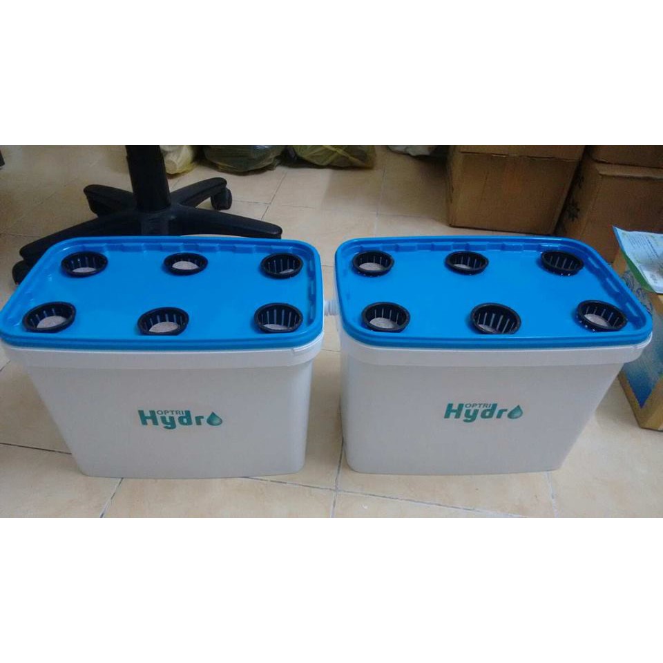 Bộ 2 THÙNG TRỒNG THỦY CANH HOPTRI GROWBOX LEAFTY CHO RAU ĂN LÁ
