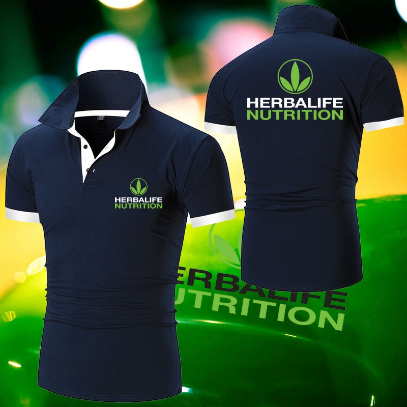 HERBALIFE Áo Thun Polo Ngắn Tay In Họa Tiết Thời Trang Mùa Hè Dành Cho Nam | BigBuy360 - bigbuy360.vn