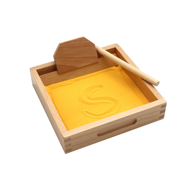 FREESHIP - Khay Cát Sand Tray Viết Chữ Giáo Cụ Montessori