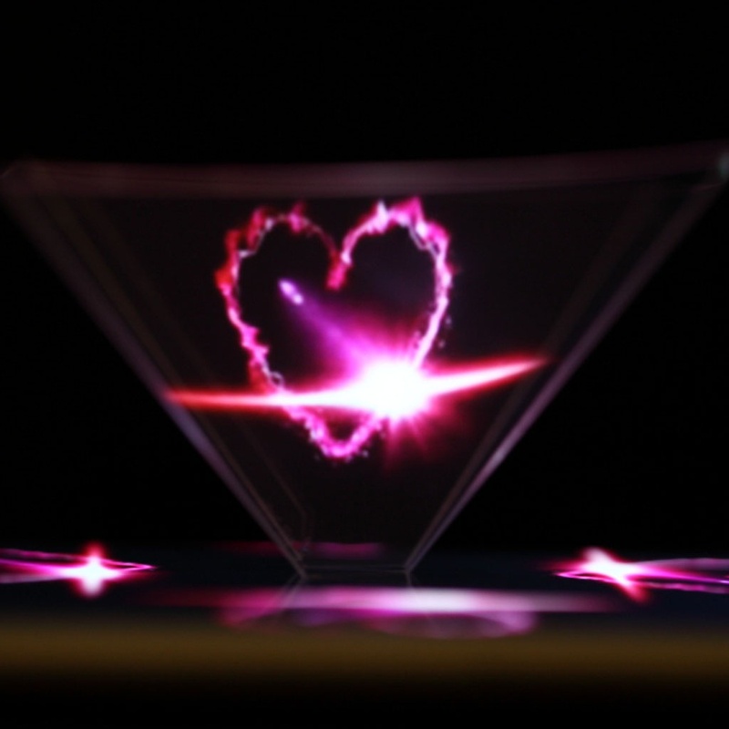 Máy chiếu 3D hologram cho điện thoại di động độc đáo